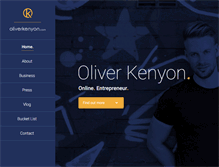 Tablet Screenshot of oliverkenyon.com